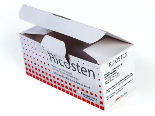 Astuccio per integratori con chiusura a baionetta